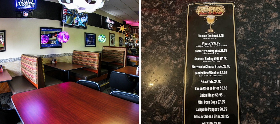 Champions Bar And Grill Inc